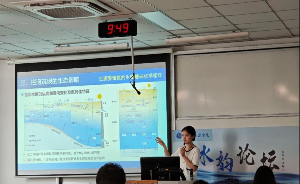妖精视频
举办第78期“水韵论坛”活动：拦河筑坝与跨流域调水对微生态系统影响的初步探索